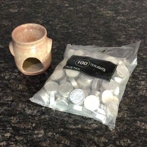 Wax Melter + 115 Tea Candles